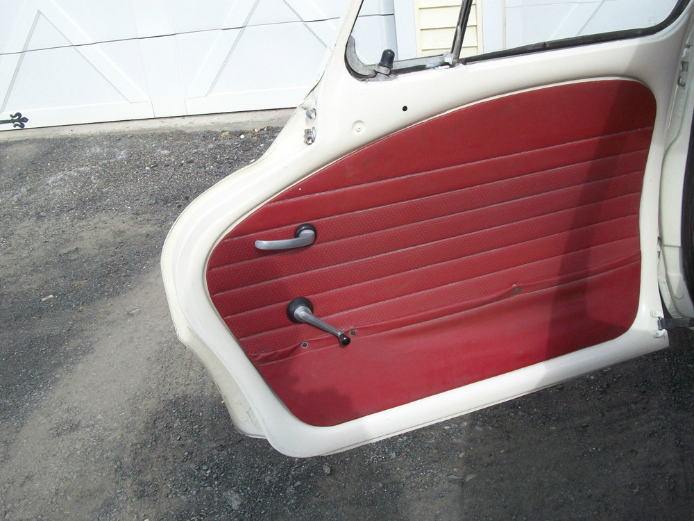 Subaru 360 sedan door panel upholstery